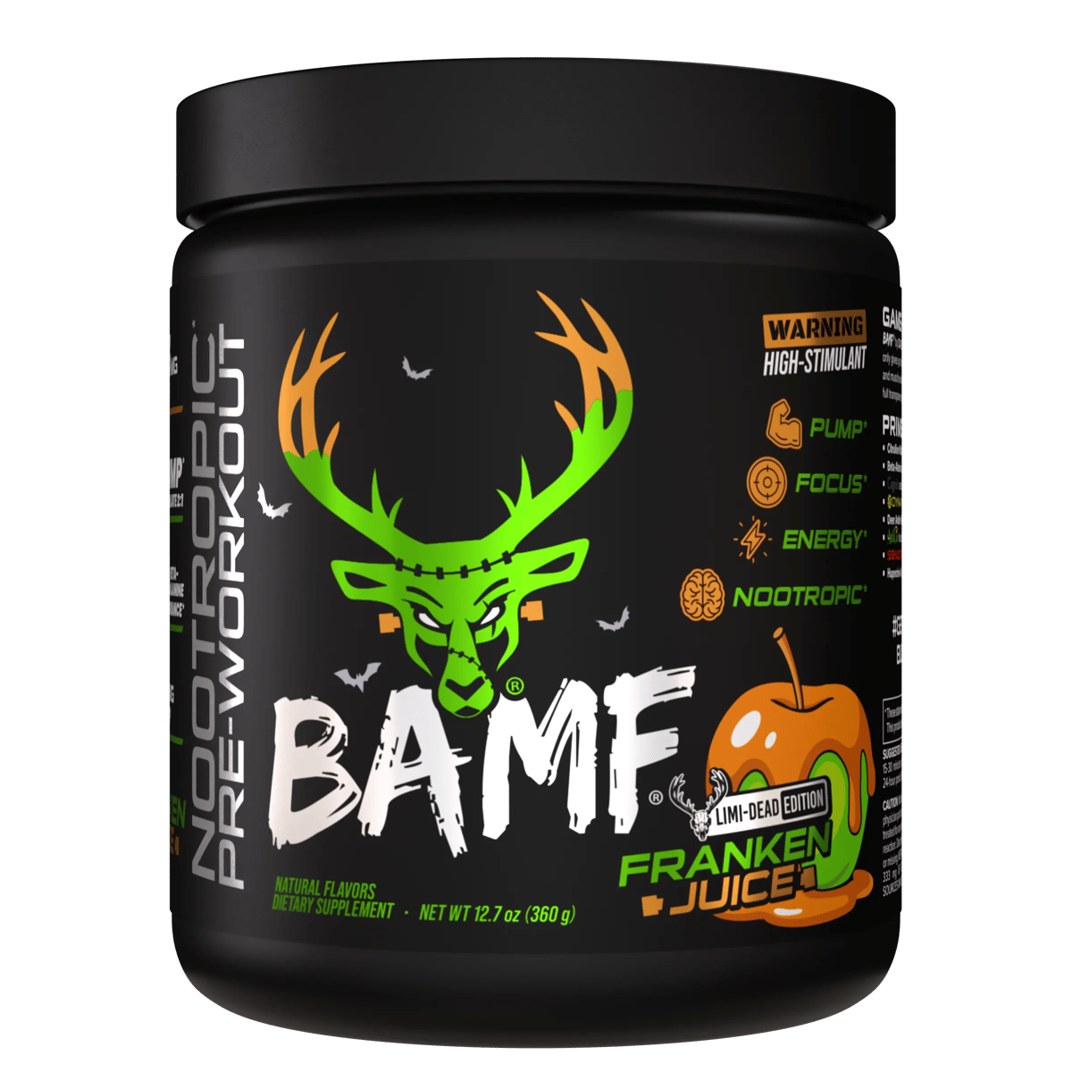 BAMF - High Stimulant Nootropic Pre-Workout - Flavor - Franken Juice