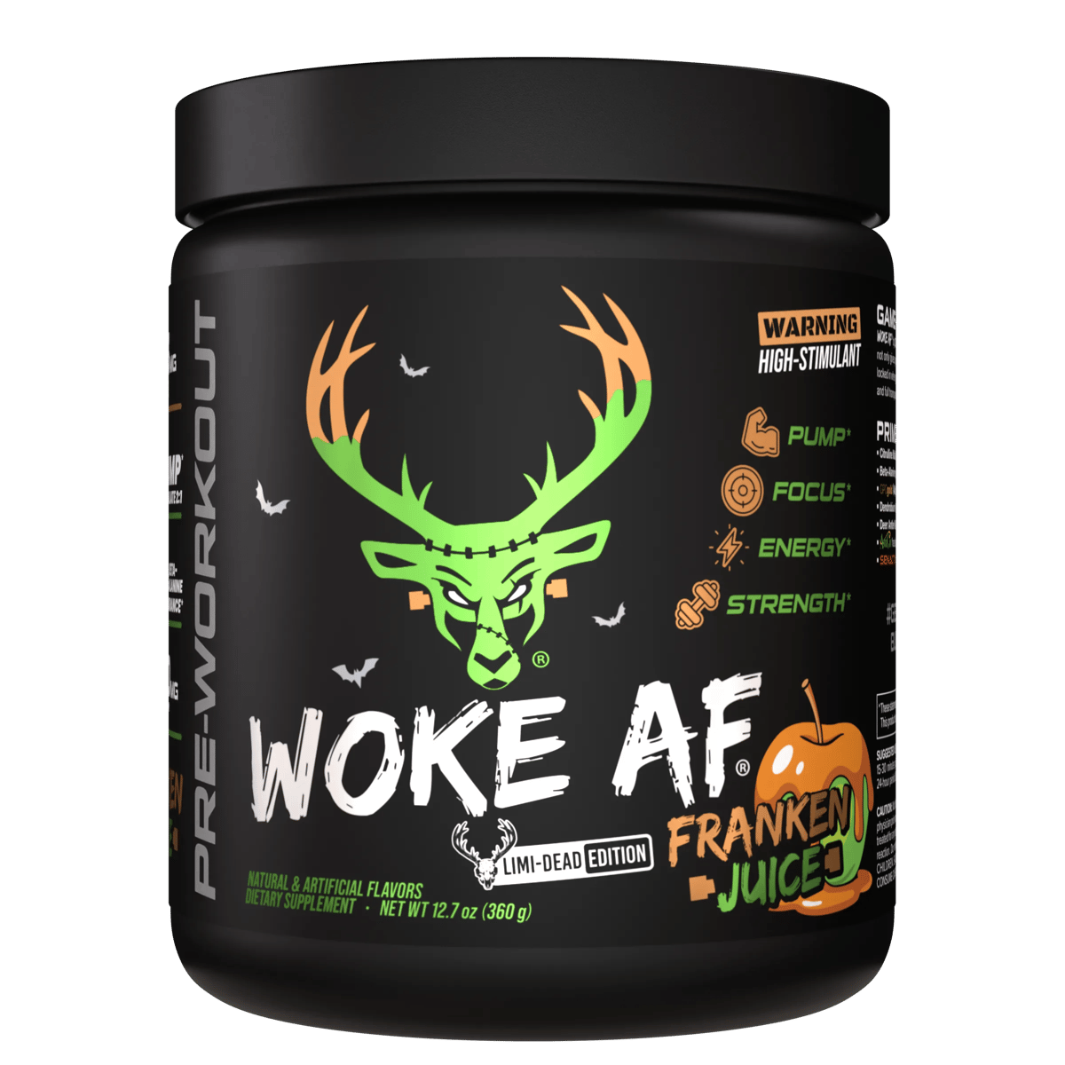 Woke AF - High Stimulant Pre-Workout - Flavor - Franken Juice