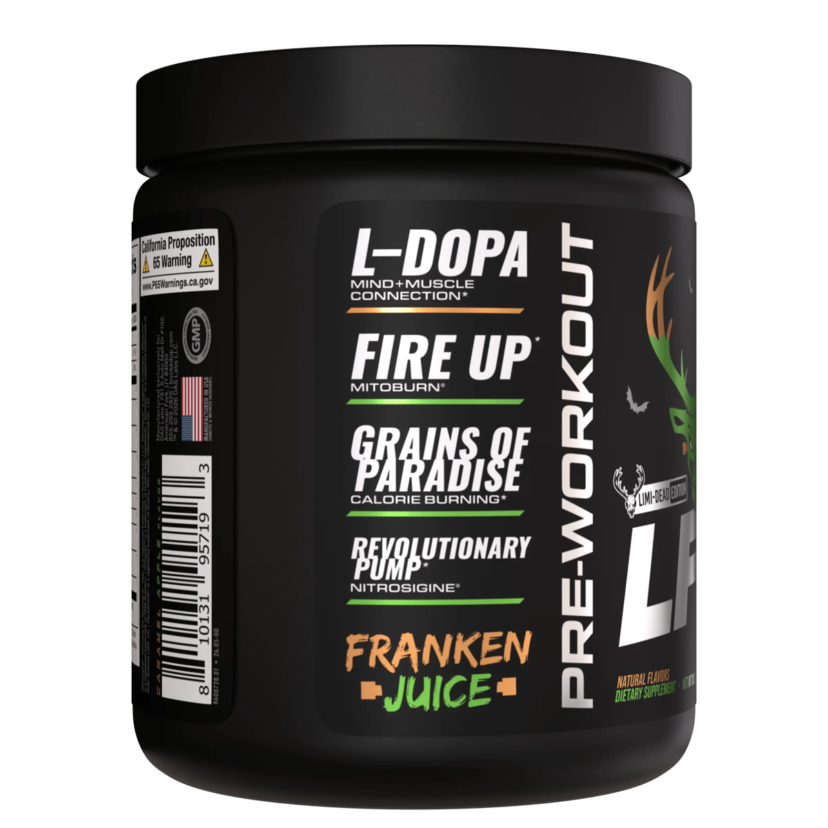Image of LFG Burn Thermogenic Pre-Workout - Flavor - Franken Juice - 3 / 5