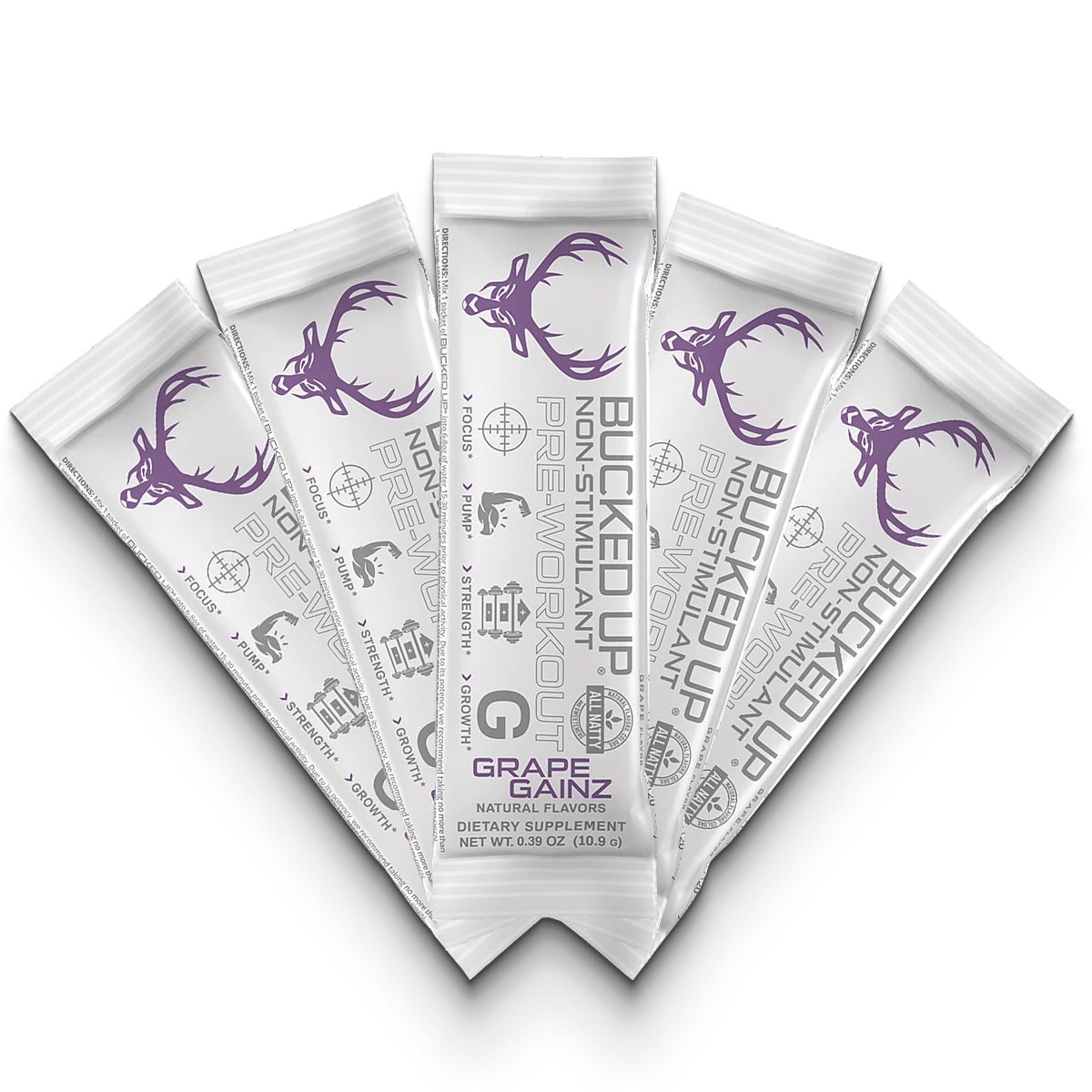 Image of Stim Free Pre-Workout Stick Packs - Flavor - Grape Gainz