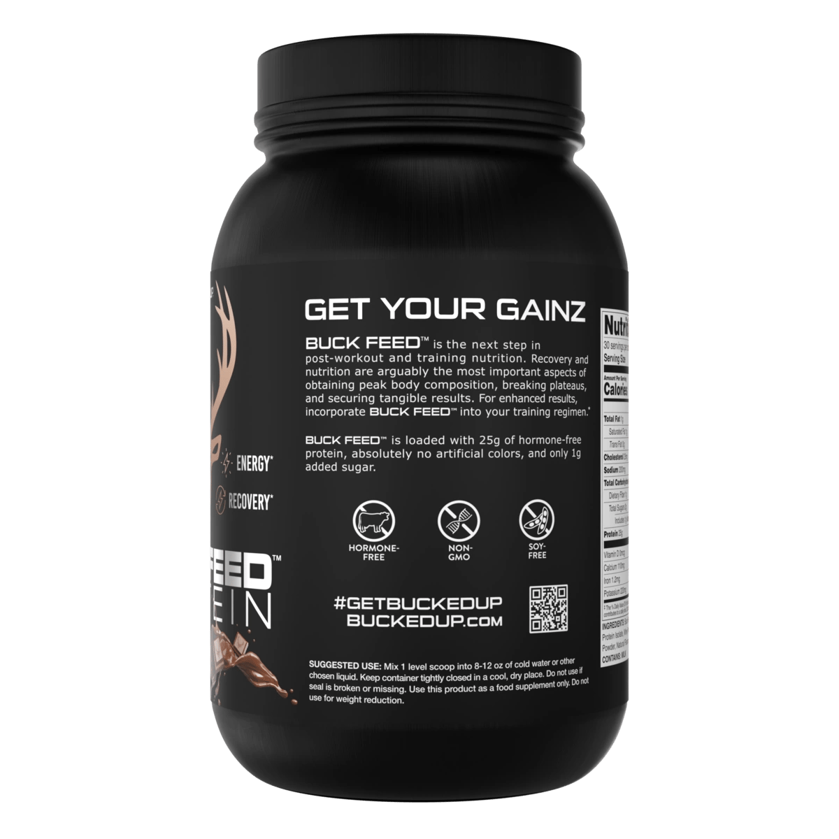 Image of Buck Feed Original Protein - Flavor - Chocolate