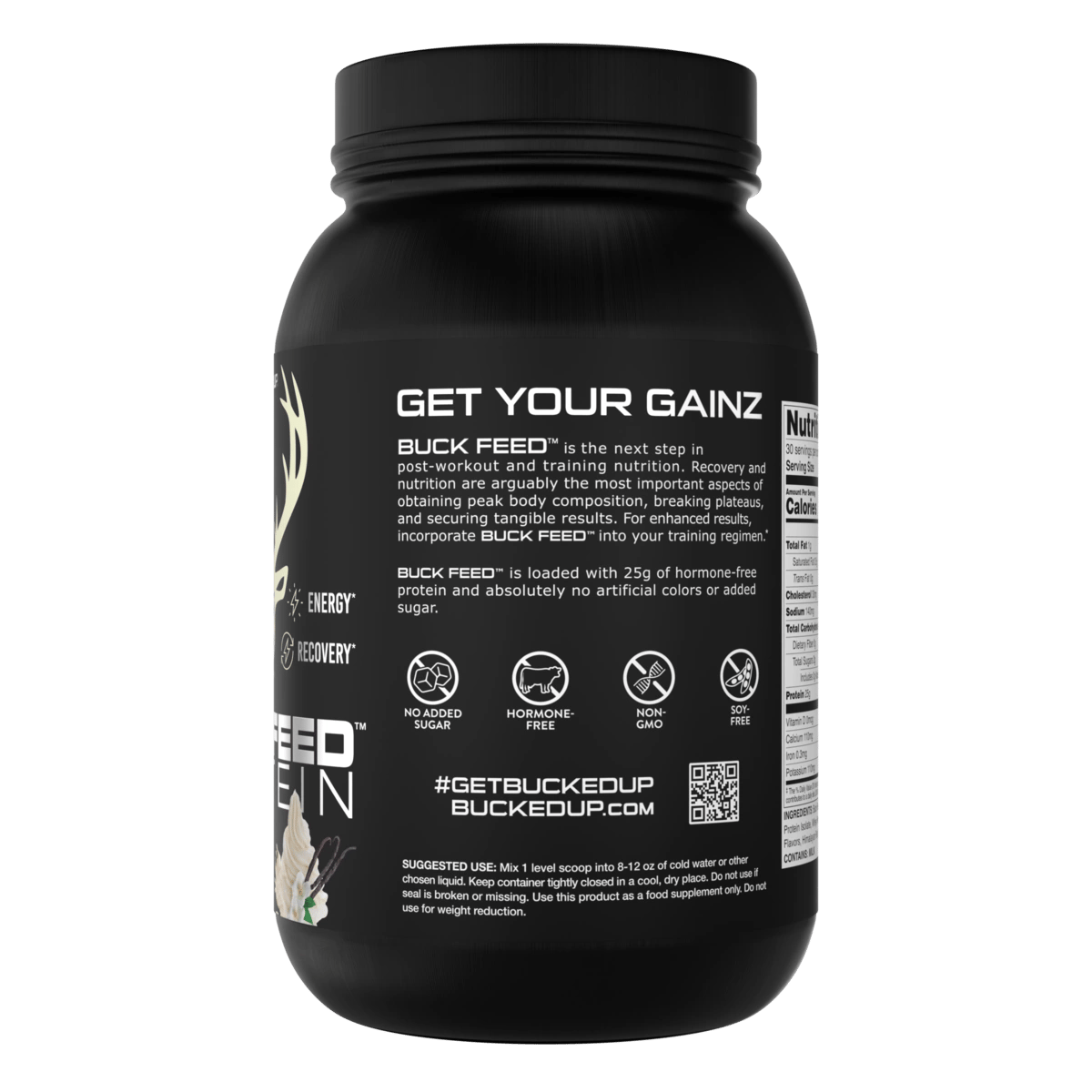 Image of Buck Feed Original Protein - Flavor - Vanilla