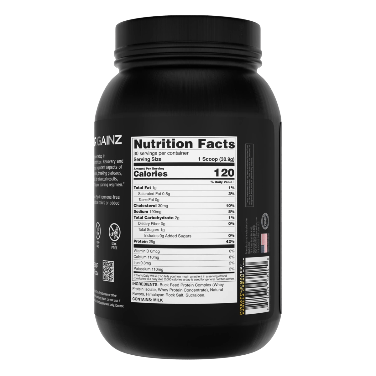 Image of Buck Feed Original Protein - Flavor - Swole Whip (Pineapple/Mango/Vanilla)