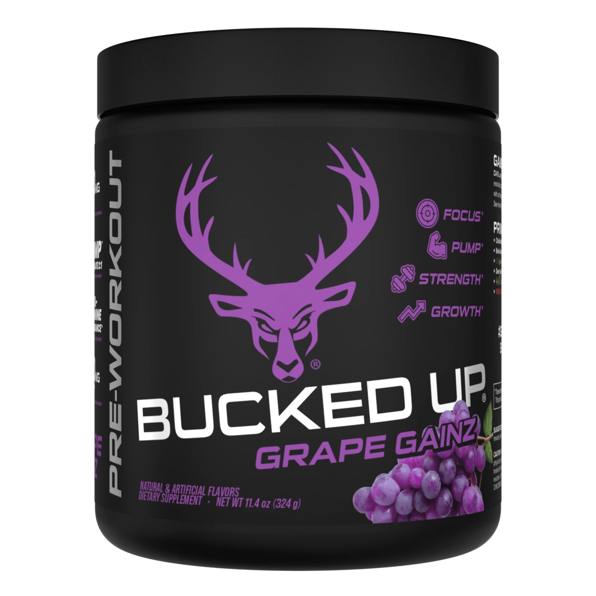 Image of Bucked Up Pre-Workout - Flavor - Grape Gainz - 1 / 5