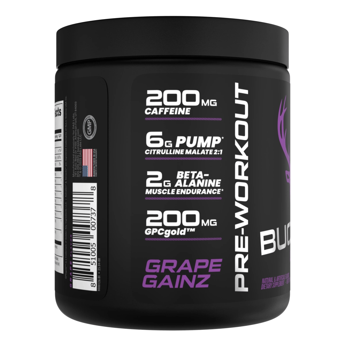 Image of Bucked Up Pre-Workout - Flavor - Grape Gainz - 3 / 5