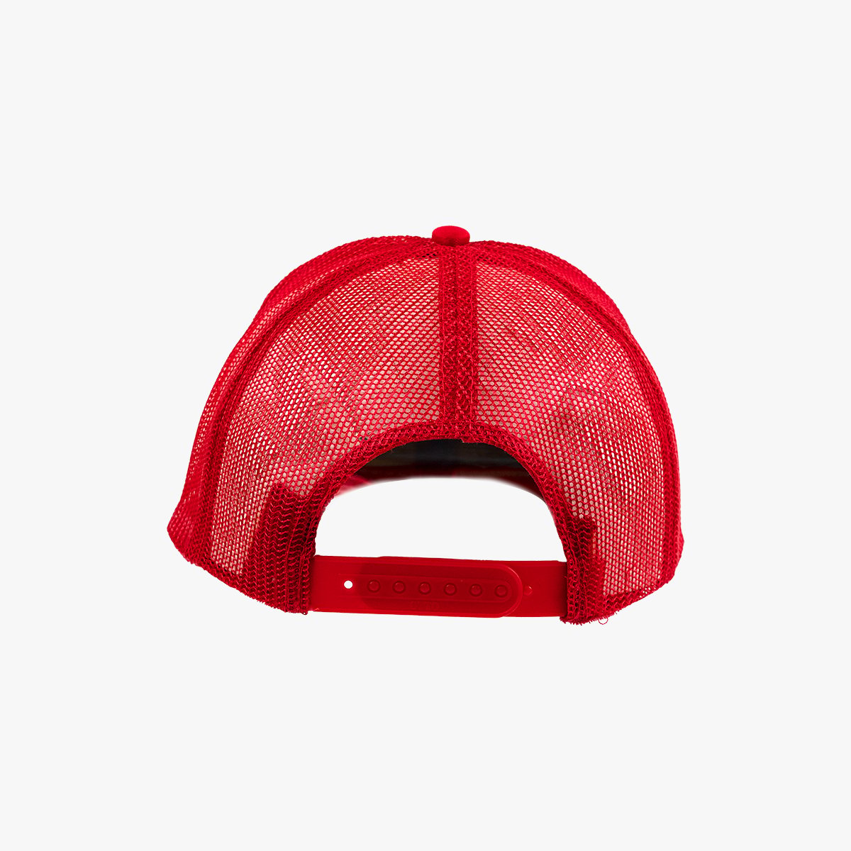 Image of Trucker Hat - Foam - Color - Red/White - Red Logo - 5 / 5