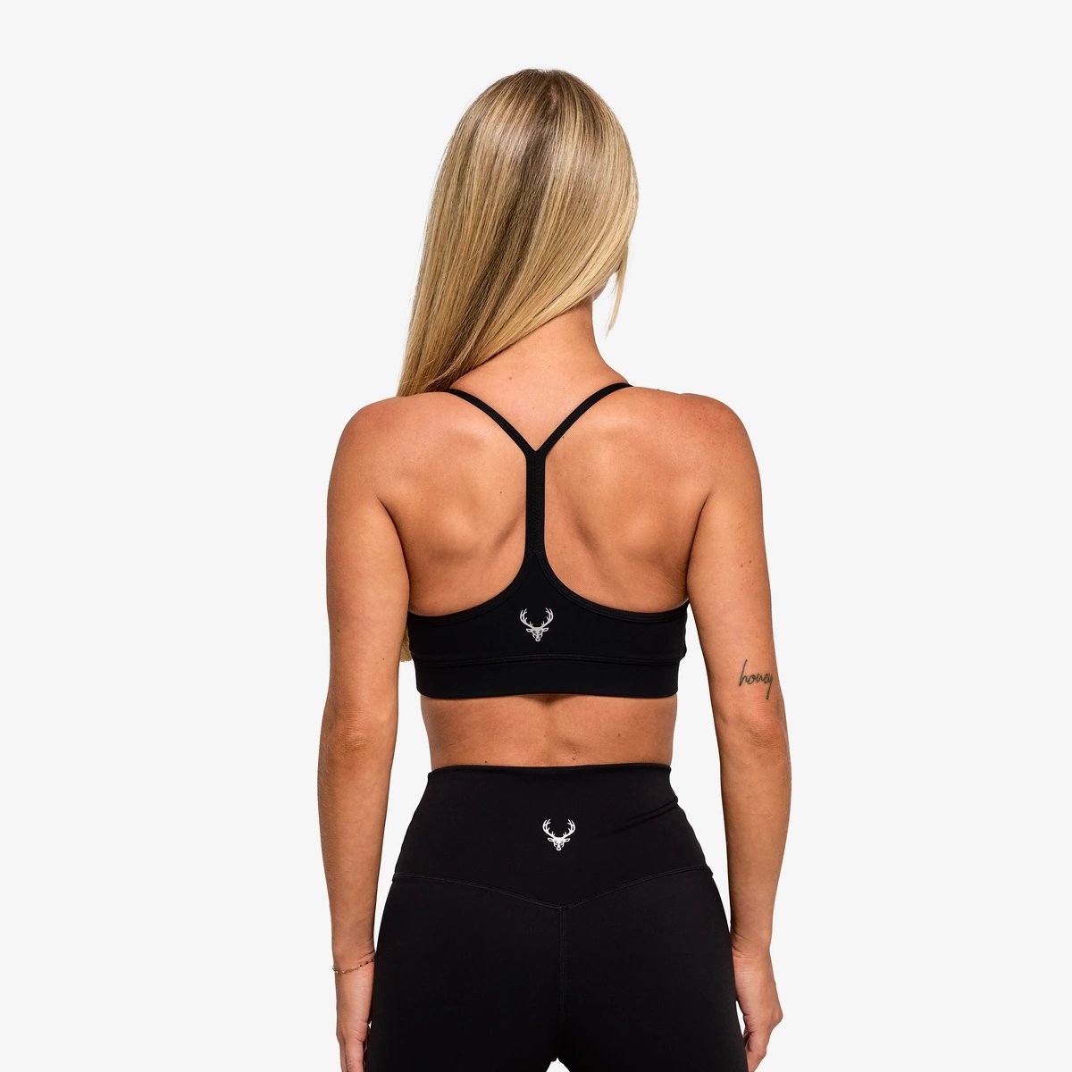 Image of Y-Strap Sports Bra - Color - Black
