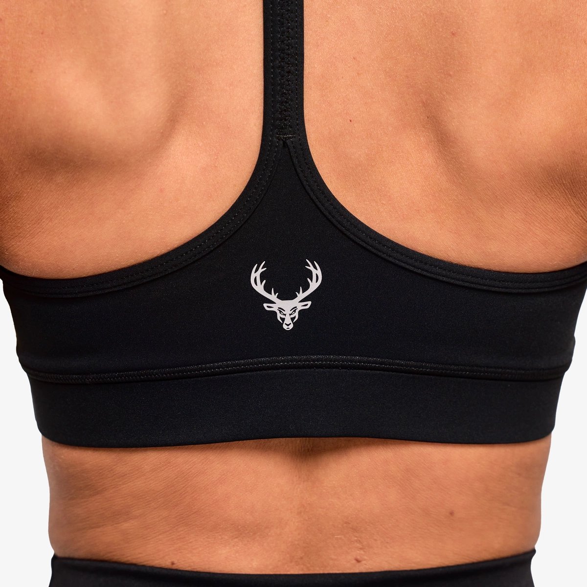 Image of Y-Strap Sports Bra - Color - Black