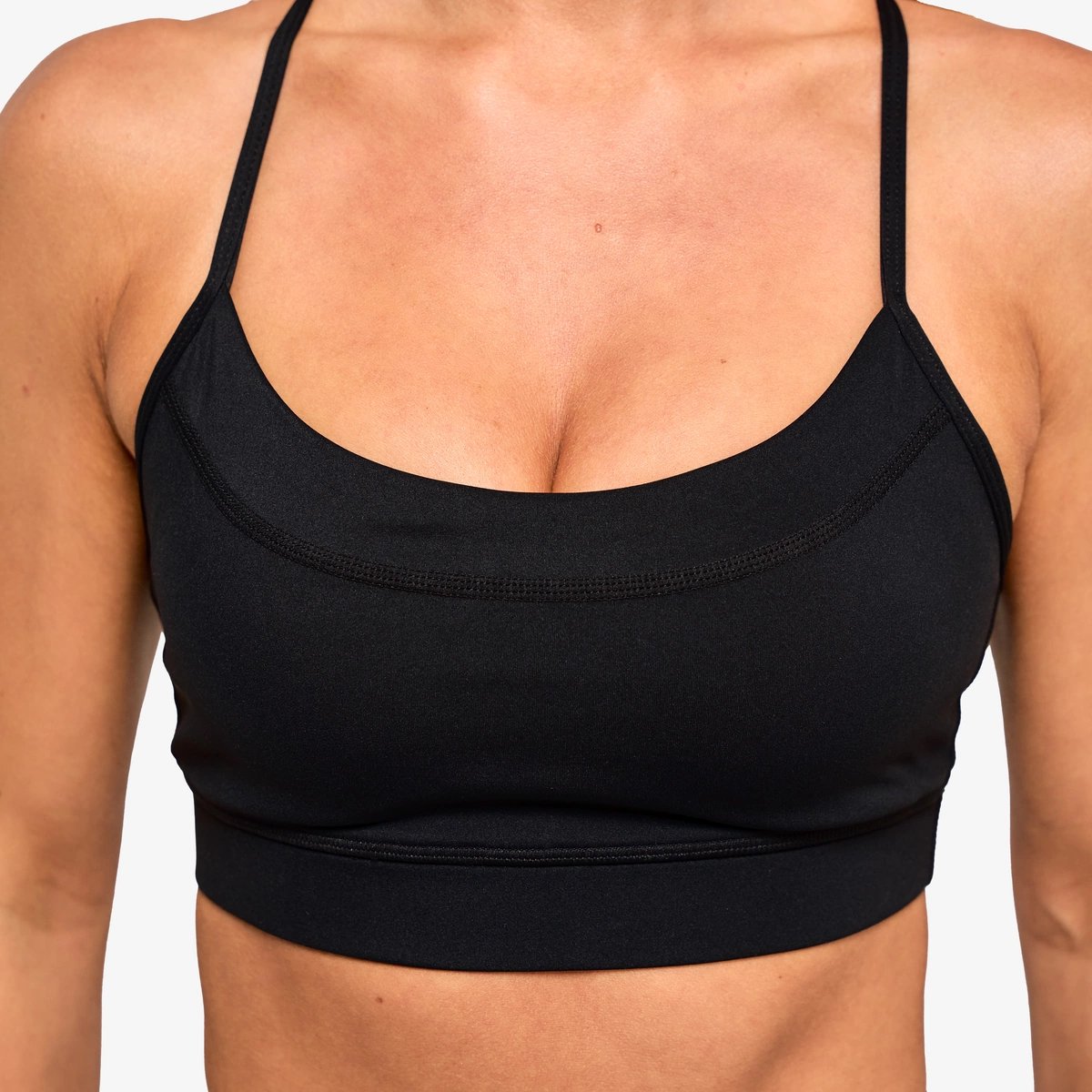 Image of Y-Strap Sports Bra - Color - Black