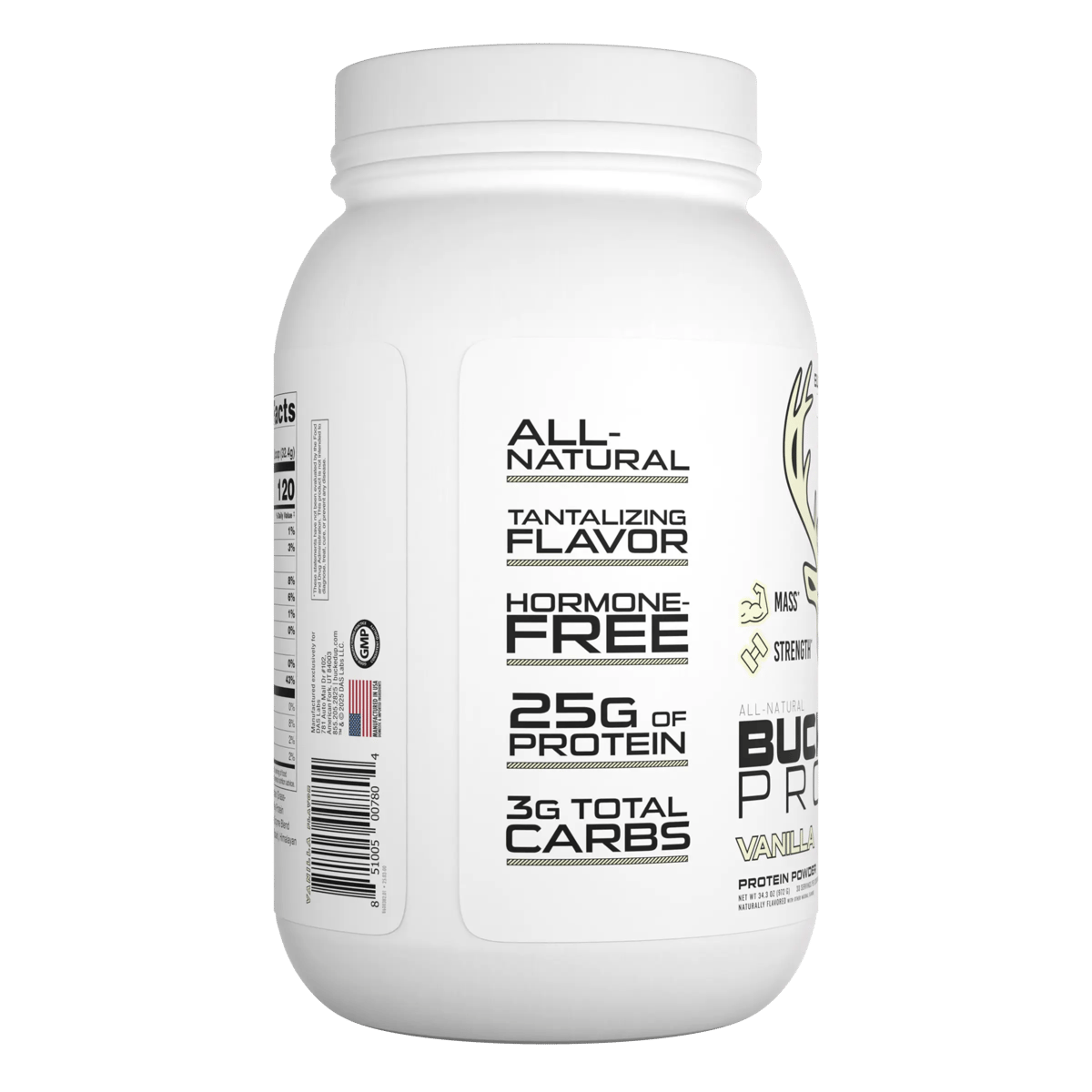 Image of Buck Feed All-Natural Protein - Flavor - Vanilla