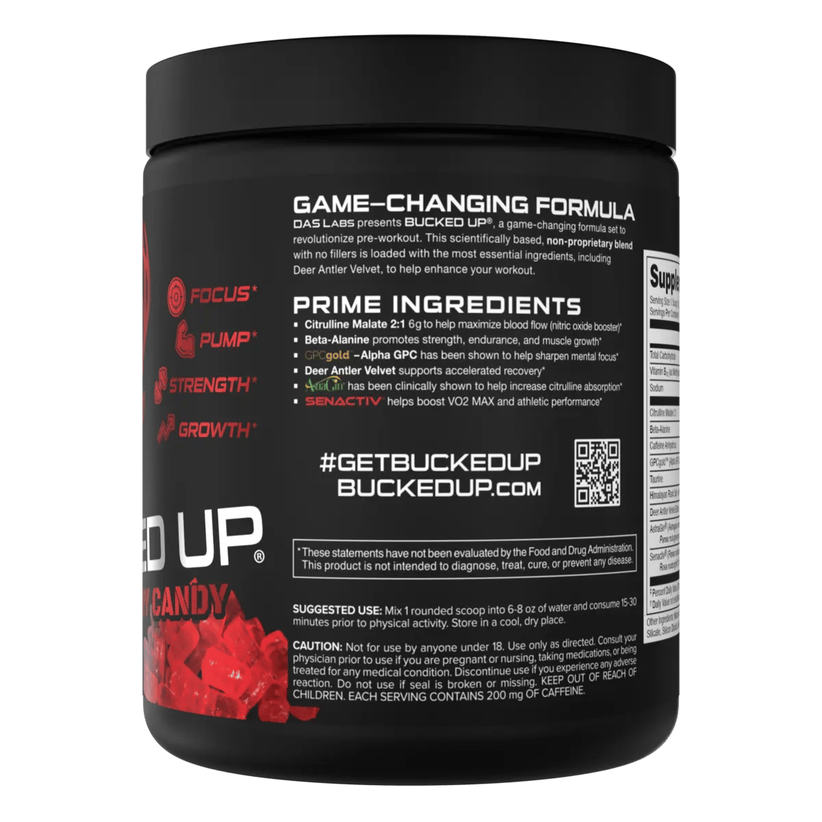 Image of Bucked Up Pre-Workout - Flavor - Cherry Hard Candy - 2 / 5