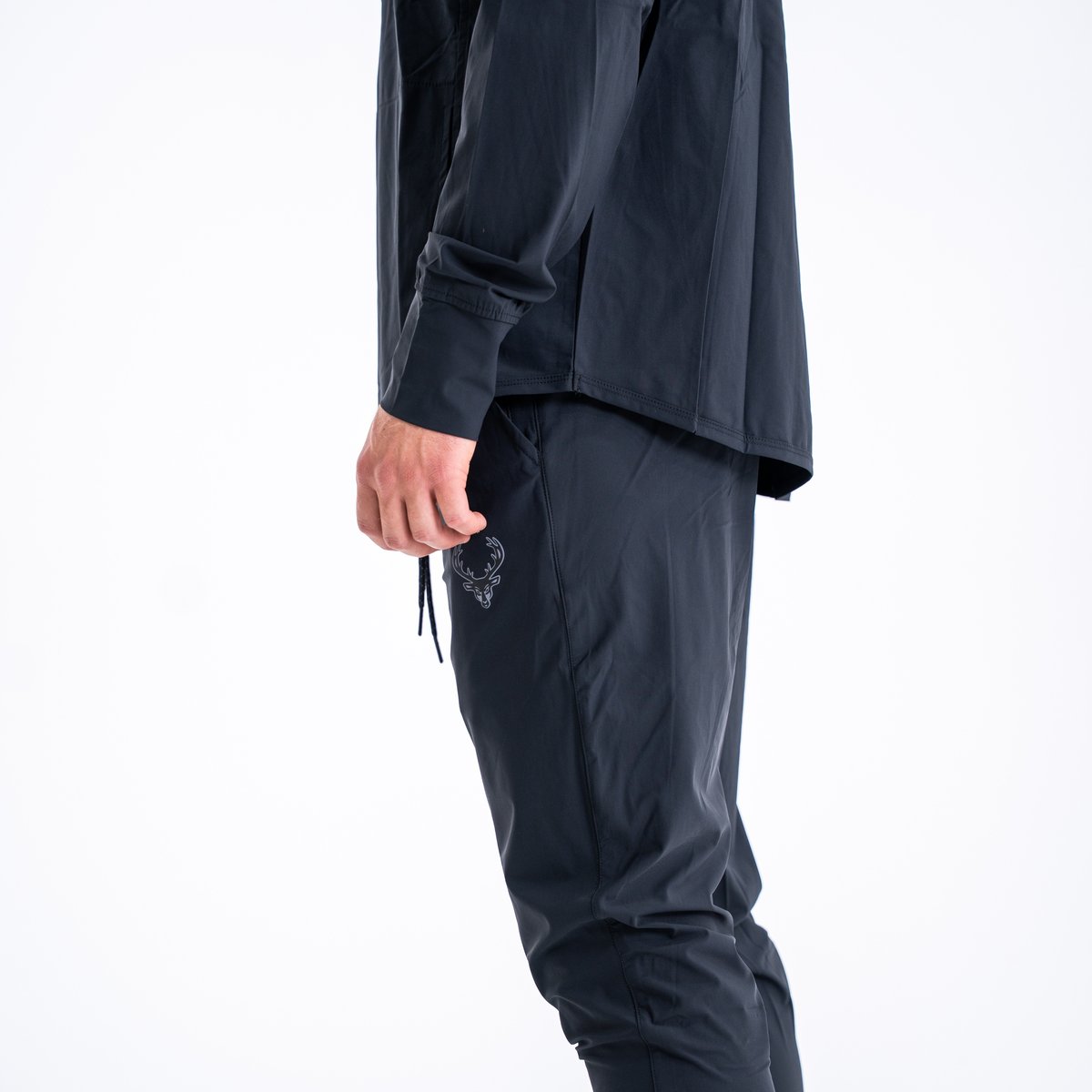 Image of Athletic Joggers - Color - Black / Black Logo - 2 / 5