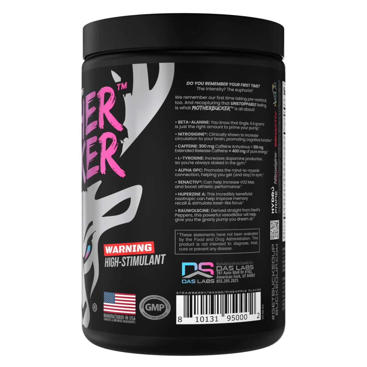 Image of Mother Bucker Pre-Workout - Flavor - Miami (Strawberry/Mango/Pineapple)