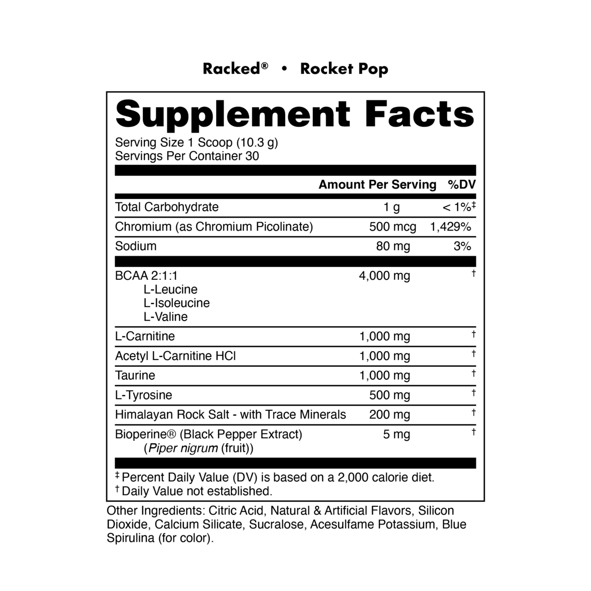 RACKED BCAA Supplement - Bucked Up