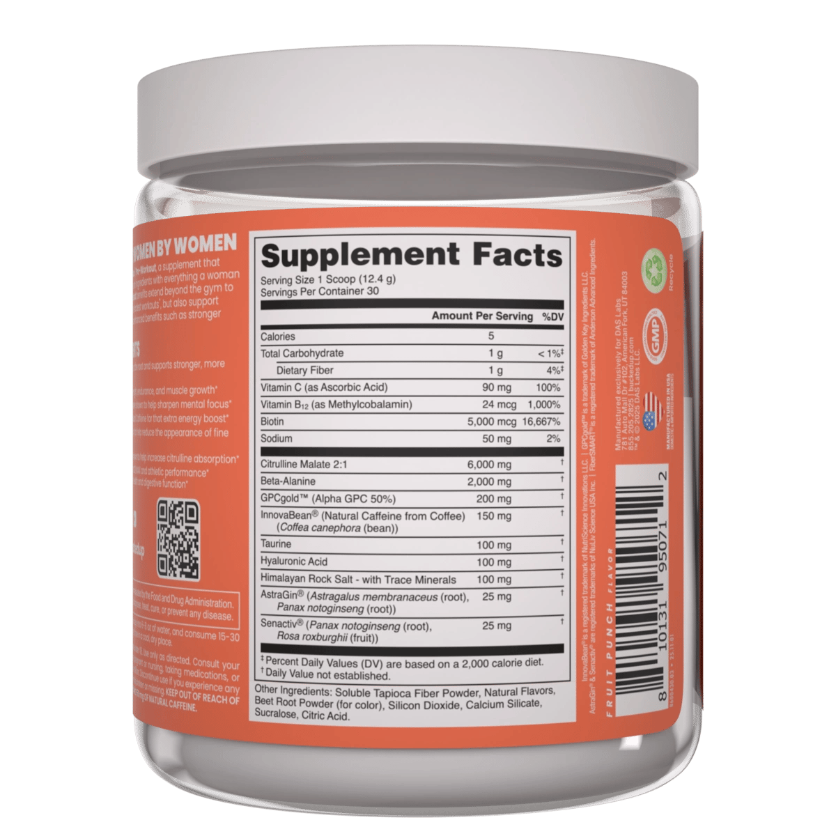 Image of Babe Pre-Workout - Flavor - Fruit Punch