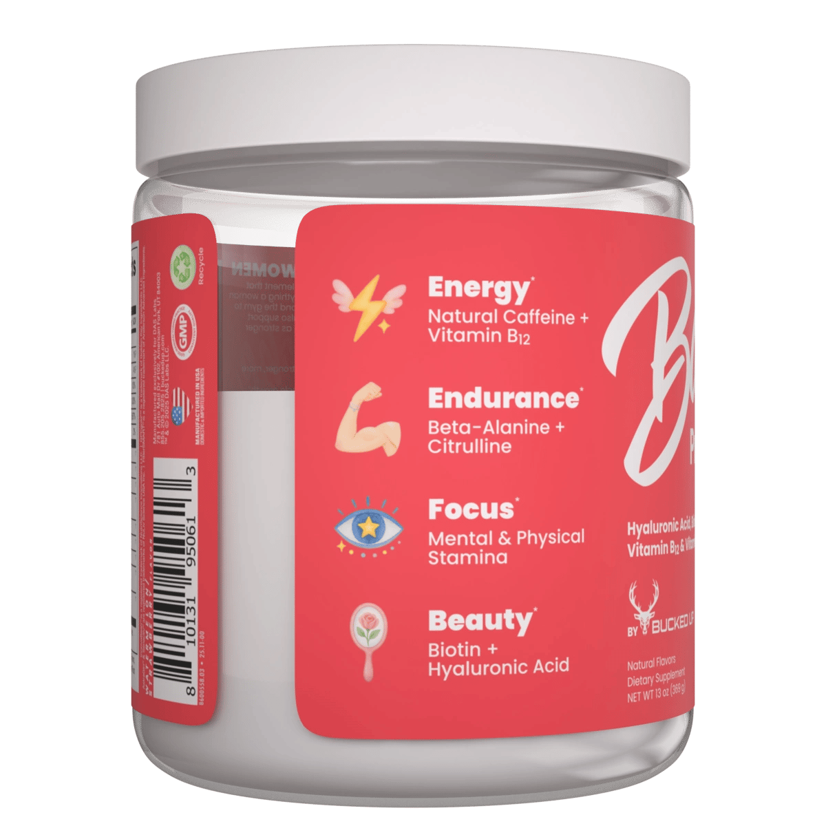 Image of Babe Pre-Workout - Flavor - Watermelon Splash (Strawberry/Watermelon) - 3 / 5
