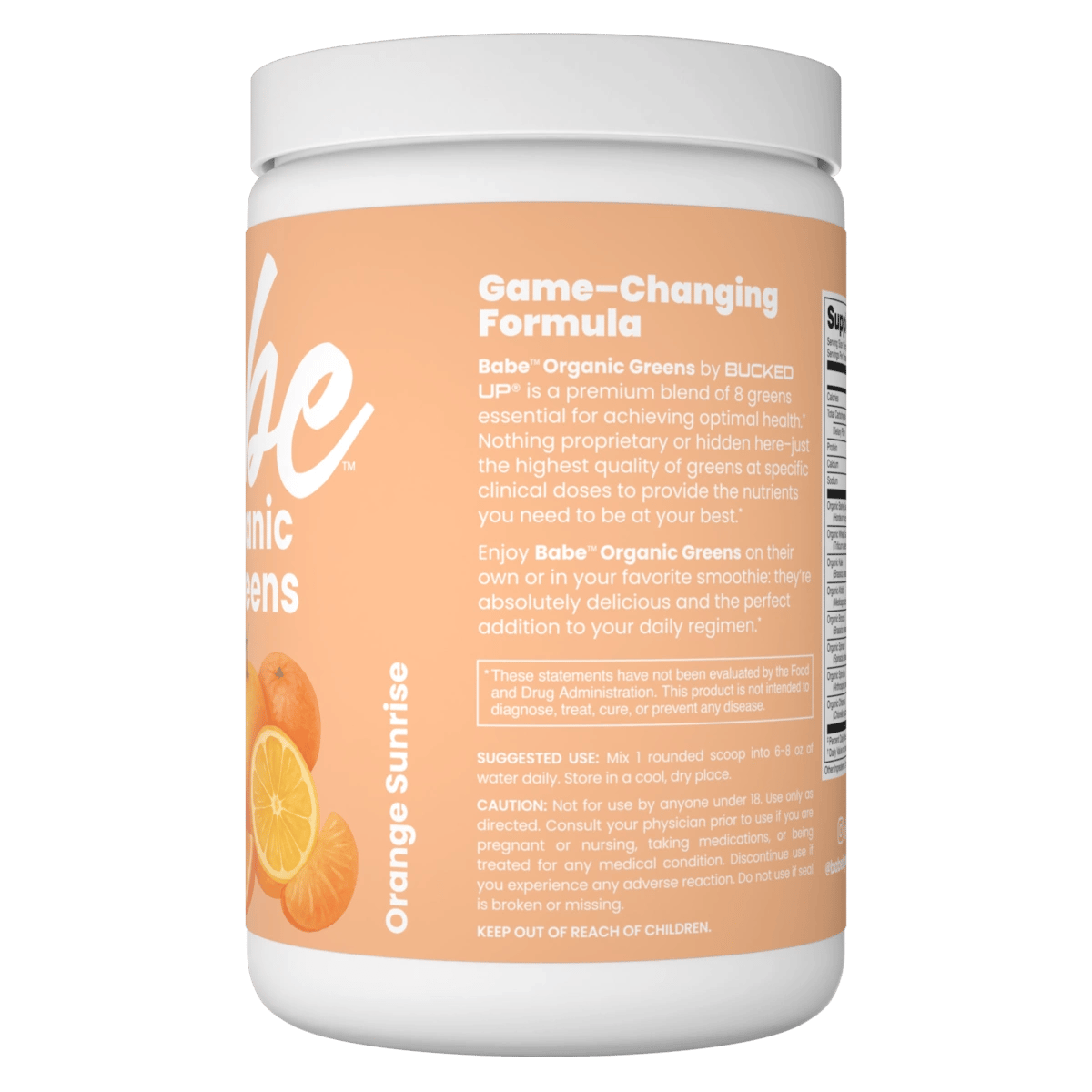 Image of Babe Organic Greens - Flavor - Orange Sunrise