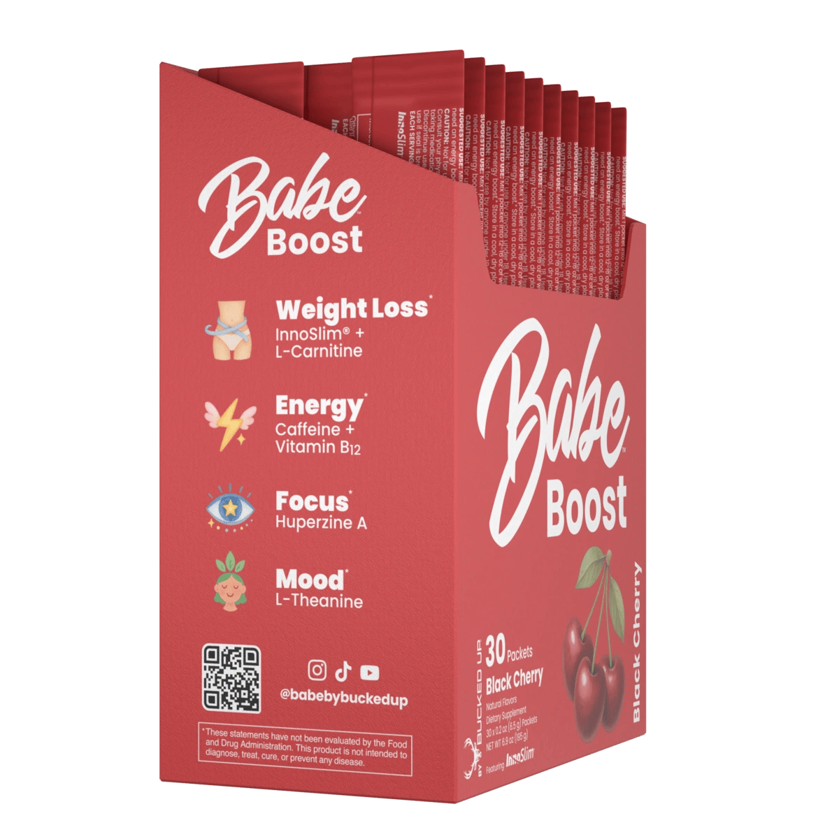 Babe Boost Energy Sticks - Boost Packets for Everyday Life - Bucked Up