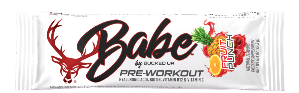 Image of Babe Pre-Workout Stick Packs - Flavor - Fruit Punch