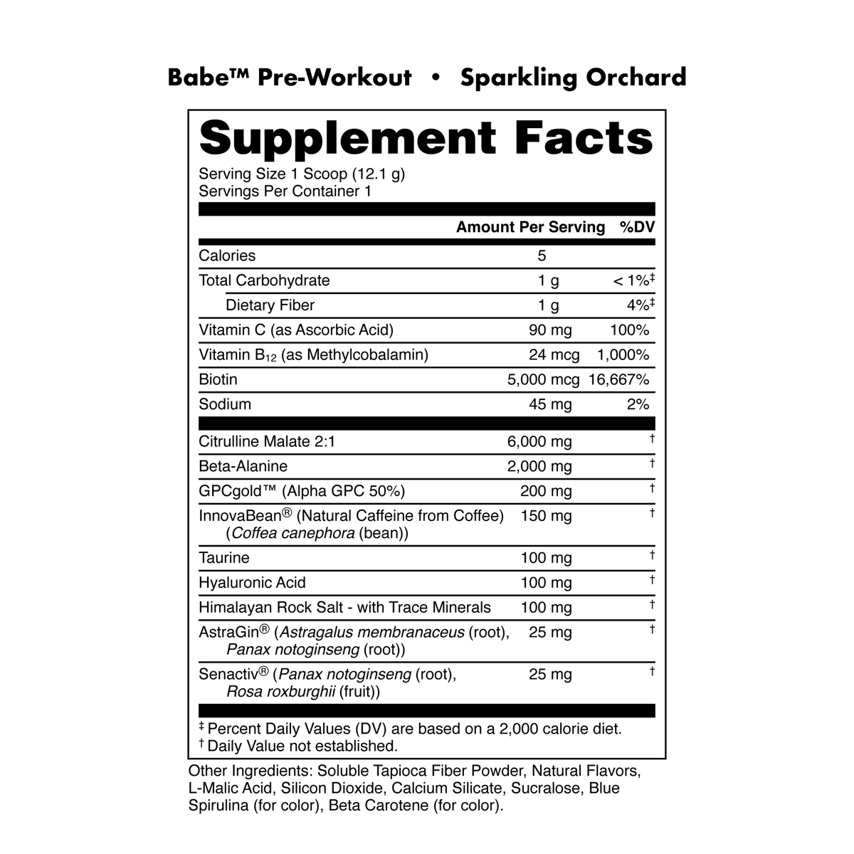 Image of Babe Pre-Workout Stick Packs - Flavor - Sparkling Orchard - 6 / 9