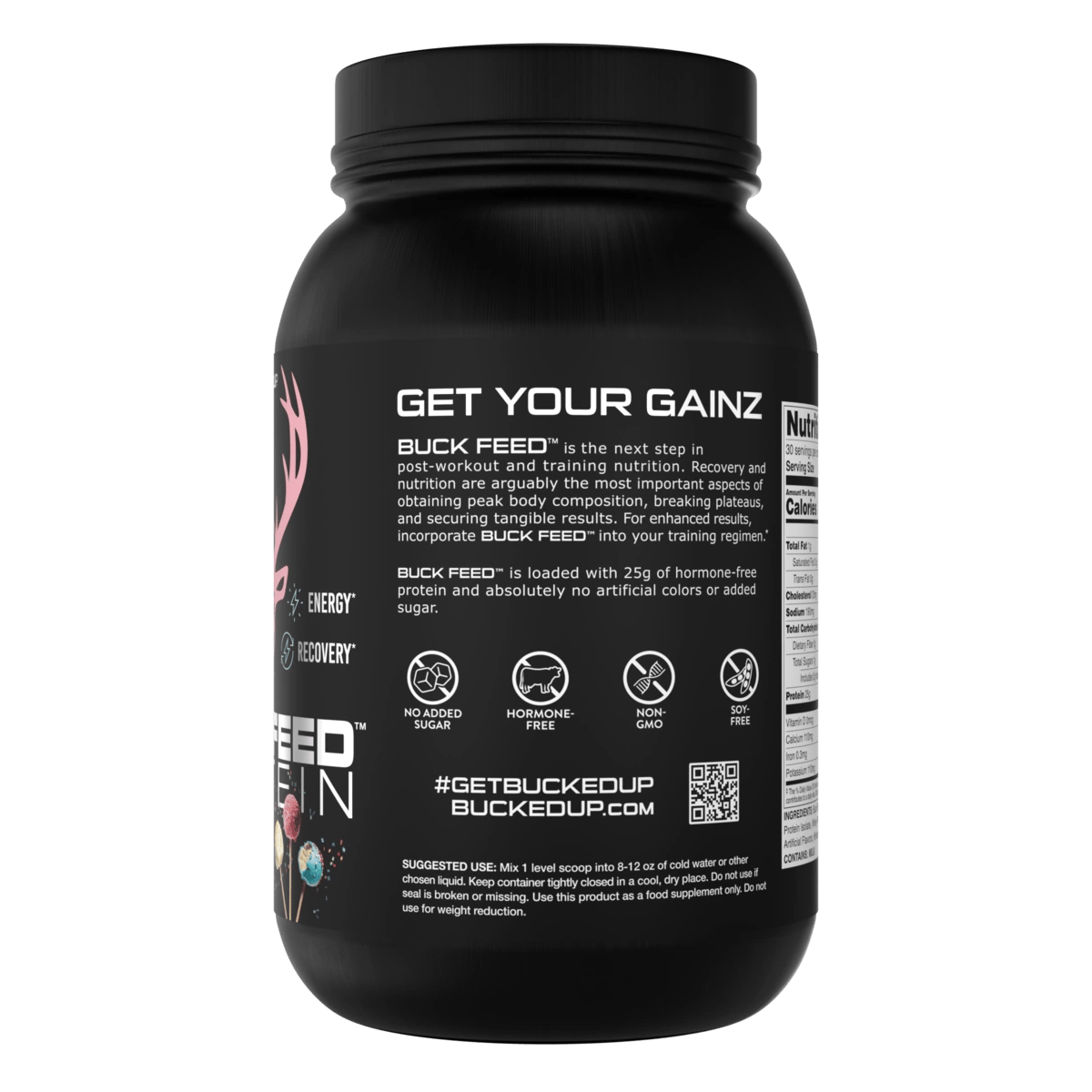 Image of Buck Feed Original Protein - Flavor - Cake Pop