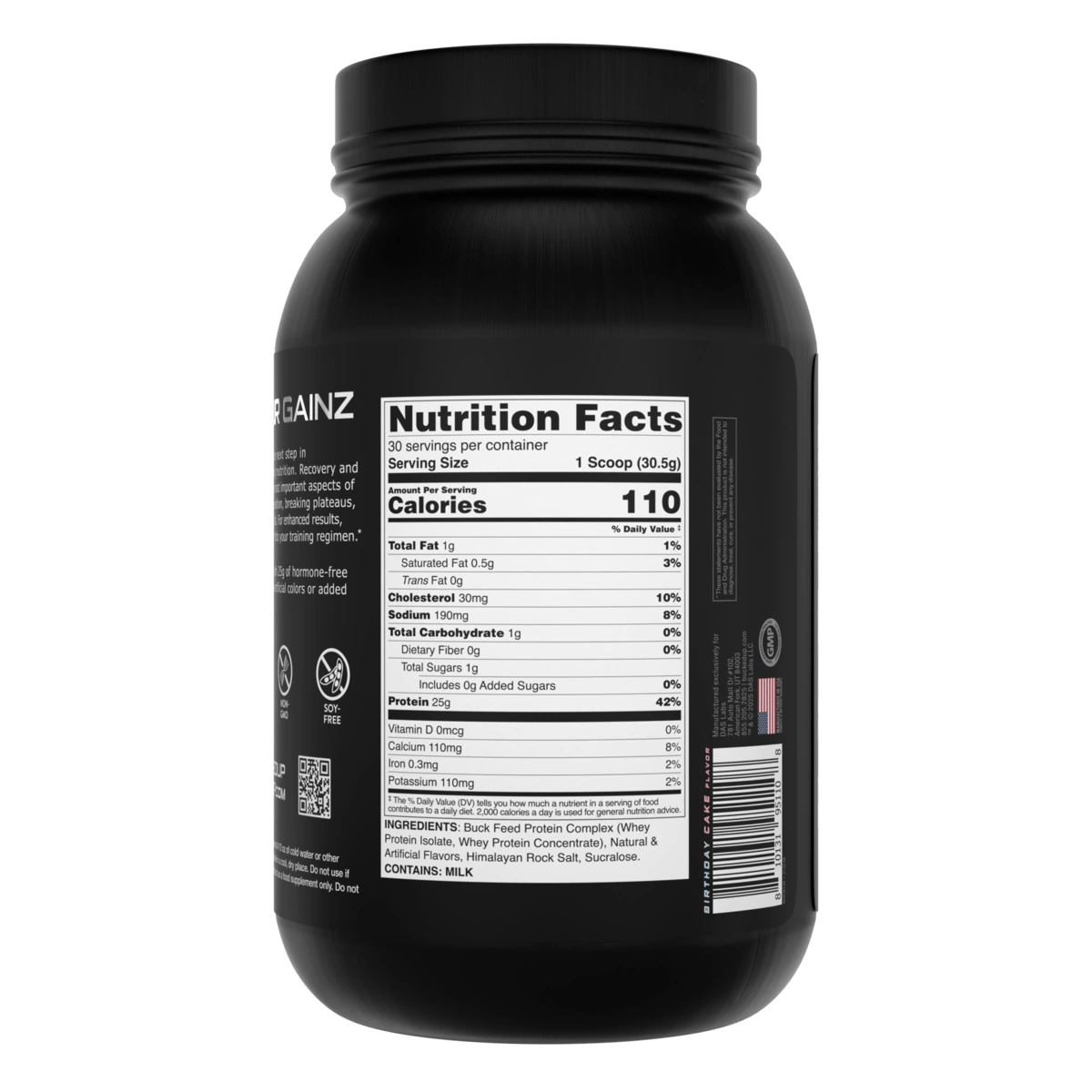 Image of Buck Feed Original Protein - Flavor - Cake Pop