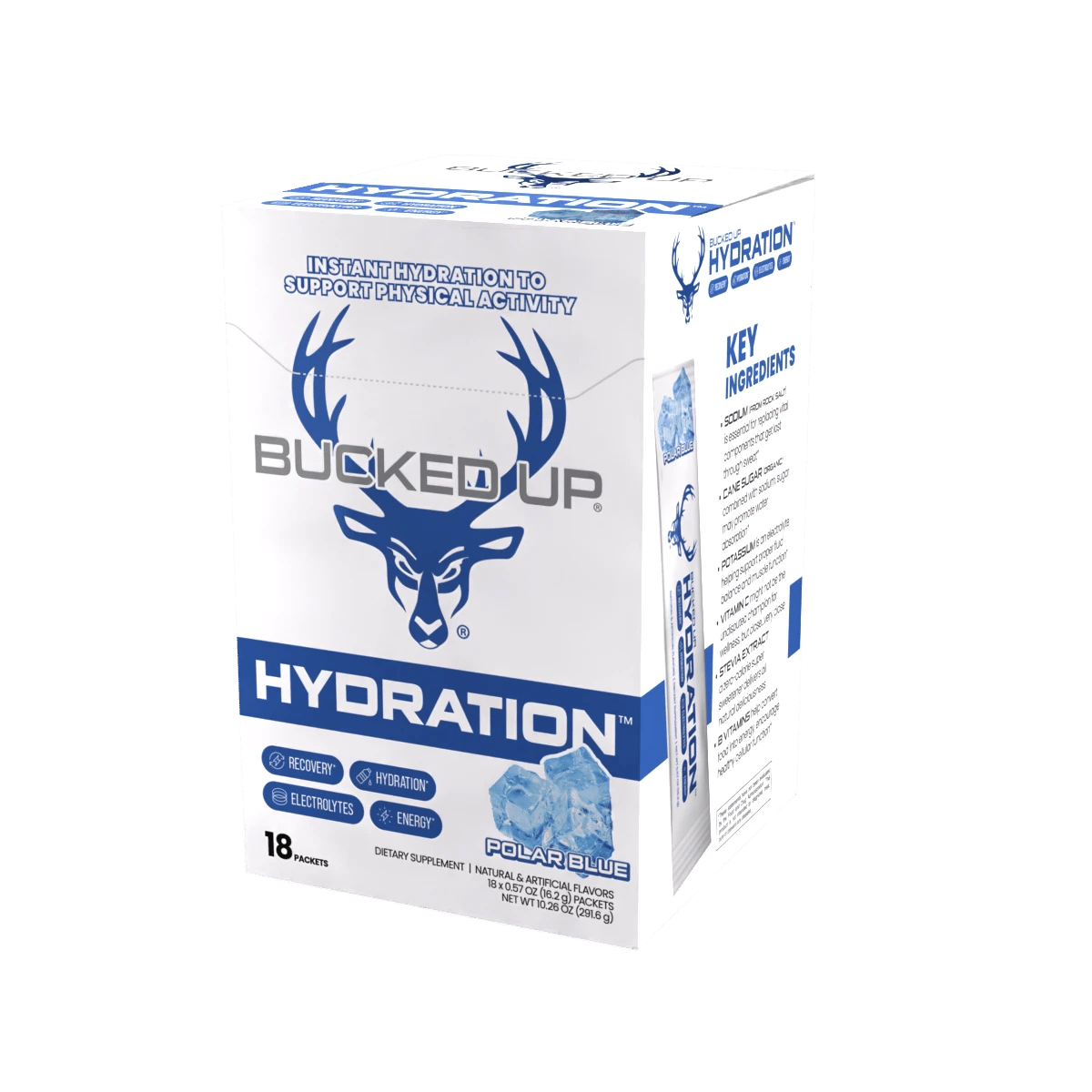 Image of Bucked Up Hydration - Flavor - Polar Blue - 12 / 26