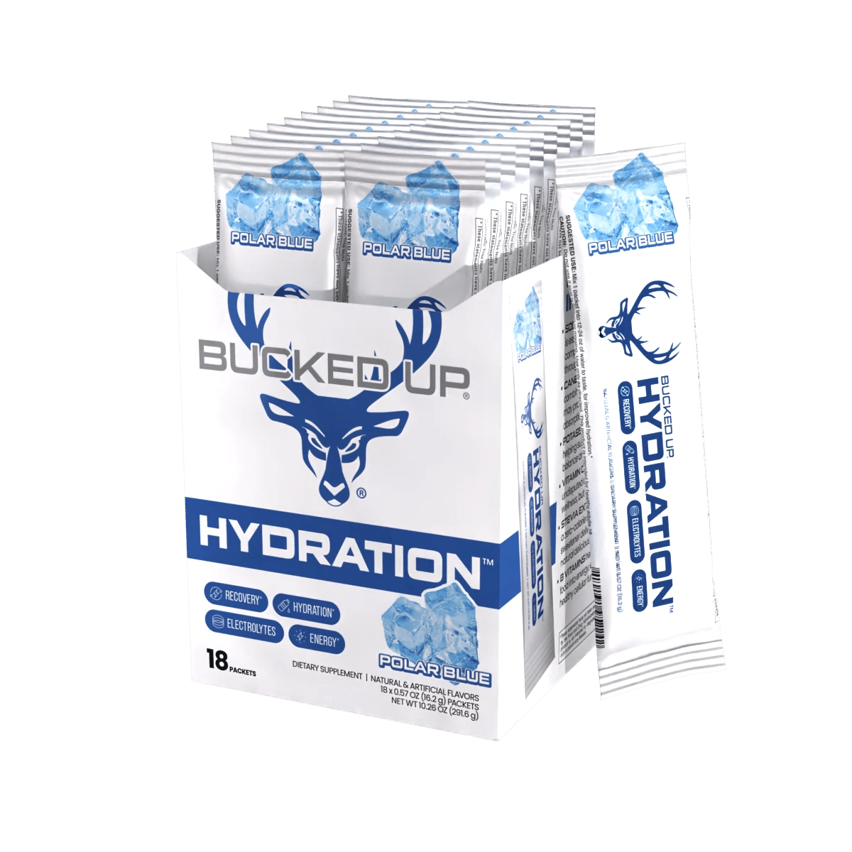 Image of Bucked Up Hydration - Flavor - Polar Blue - 11 / 26