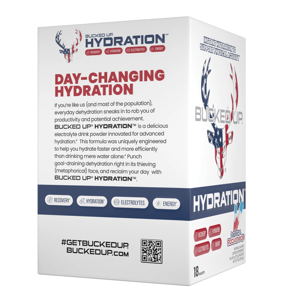 Image of Bucked Up Hydration - Flavor - Rocket Pop - 4 / 25
