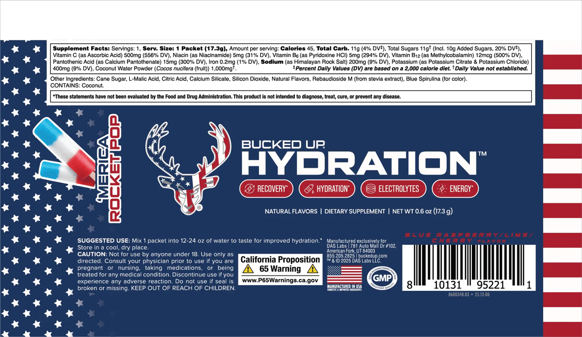 Image of Hydration 2.0 Sample Packs - Flavors - Rocket Pop - 4 / 4