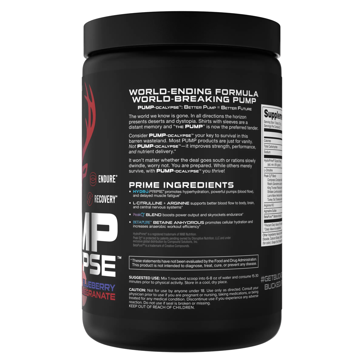 Image of PUMP-OCALYPSE - Flavor - Blueberry Pomegranate - 2 / 5