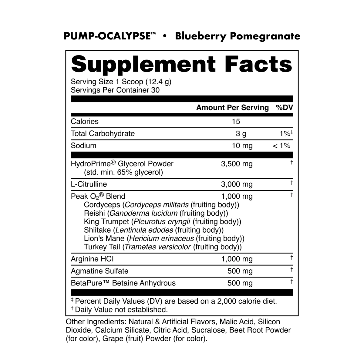 Image of PUMP-OCALYPSE - Flavor - Blueberry Pomegranate - 5 / 5