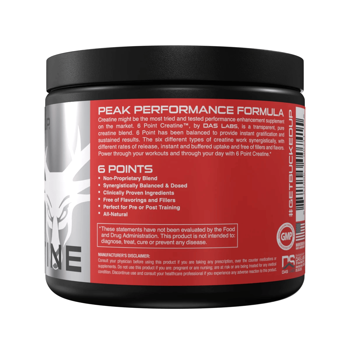 Six Point Creatine | Creatine Anhydrous, Gluconate, and More - Bucked Up