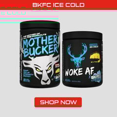 Text Reads "BKFC Ice Cold" Button Reads "Shop Now"