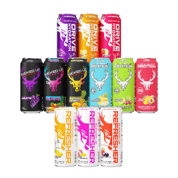 Bucked Up Ultimate Drink Variety Pack | 12 Cans