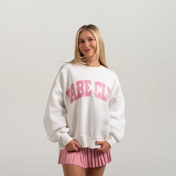 Babe Club Crewneck - Oversized Crewneck Sweater