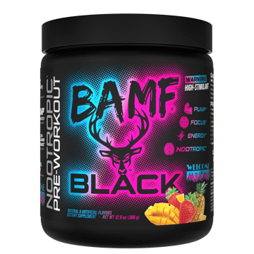 BAMF BLACK - High Stimulant Nootropic Pre-Workout
