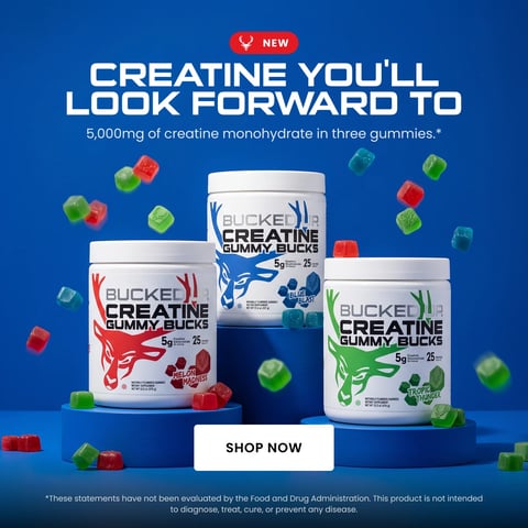 Creatine Gummies Canister | 5g Creatine Monohydrate | Bucked Up
