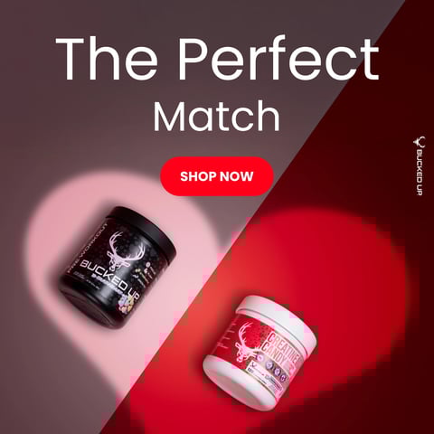 Valentines Drop Text Reads "The Perfect Match" Button Reads "Shop Now"