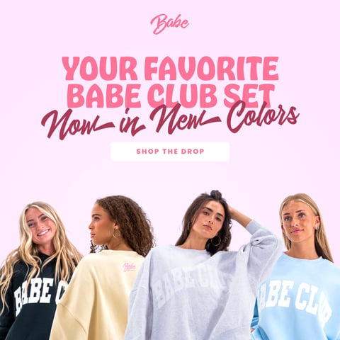 Babe Club Crewneck | Cozy, Oversized Sweatshirt | Bucked Up