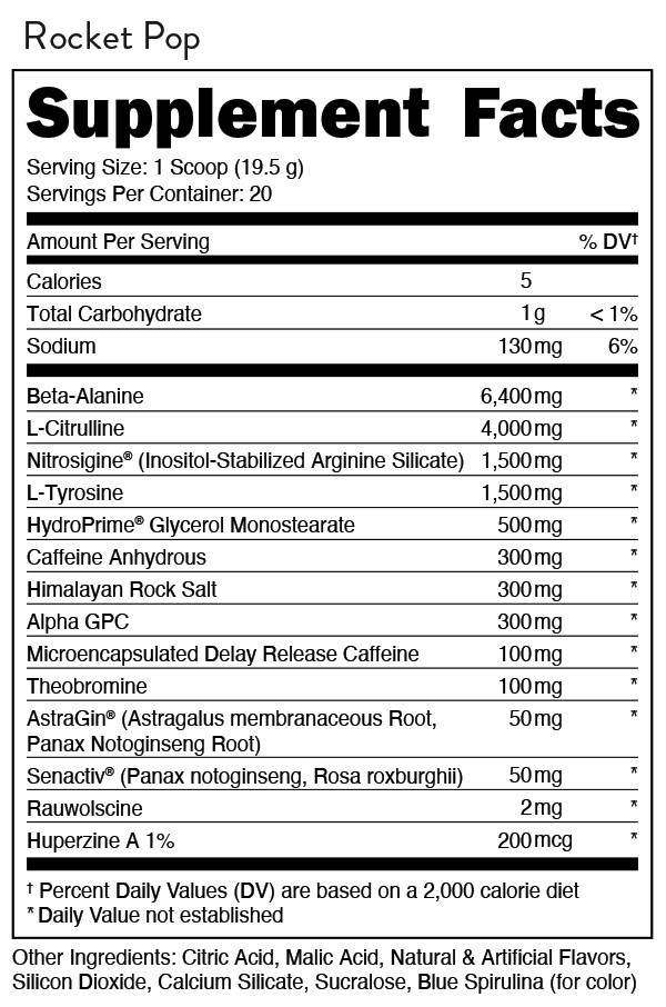 Mother Bucker PreWorkout Bucked Up