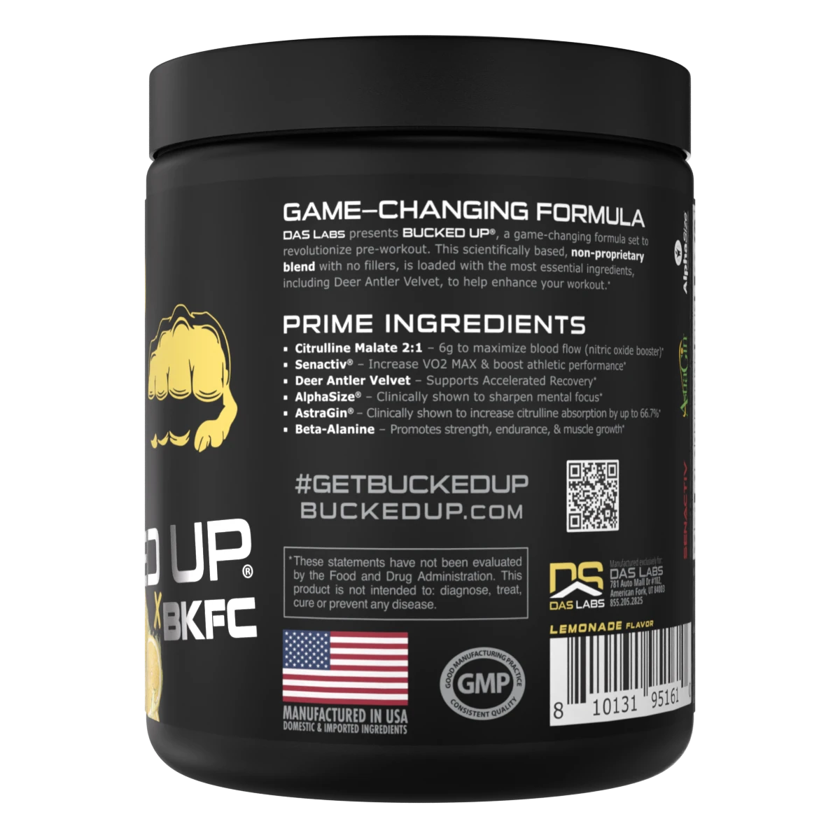 Bucked Up Pre-Workout BKFC | Bare Knuckle Punch - Bucked Up