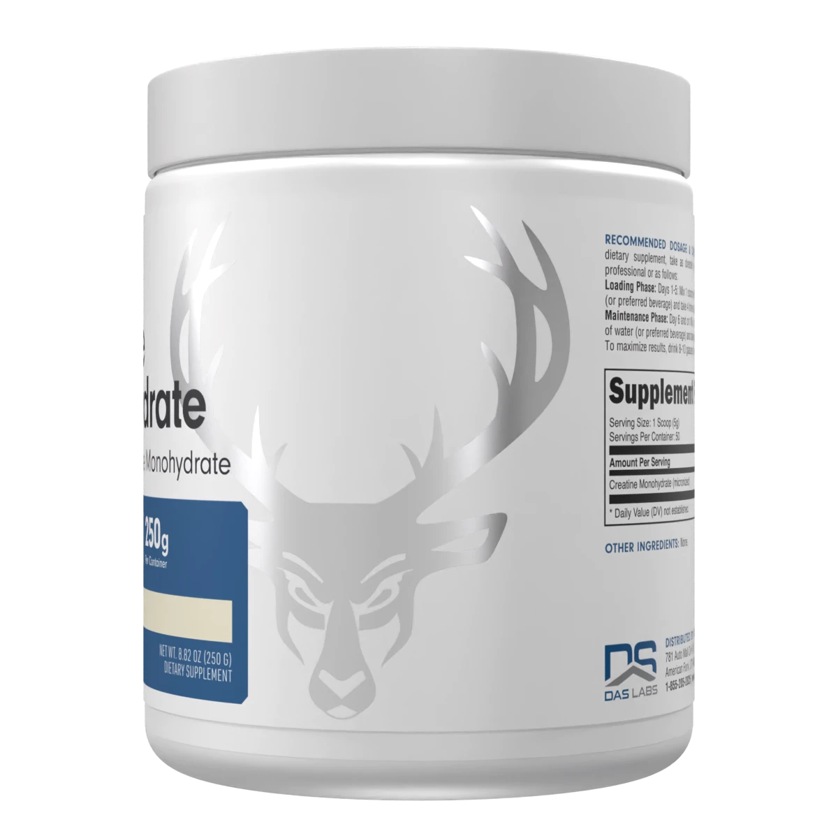  Bucked Up Creatine Monohydrate 250 Grams Micronized Powder,  Essentials (50 Servings) : Health & Household