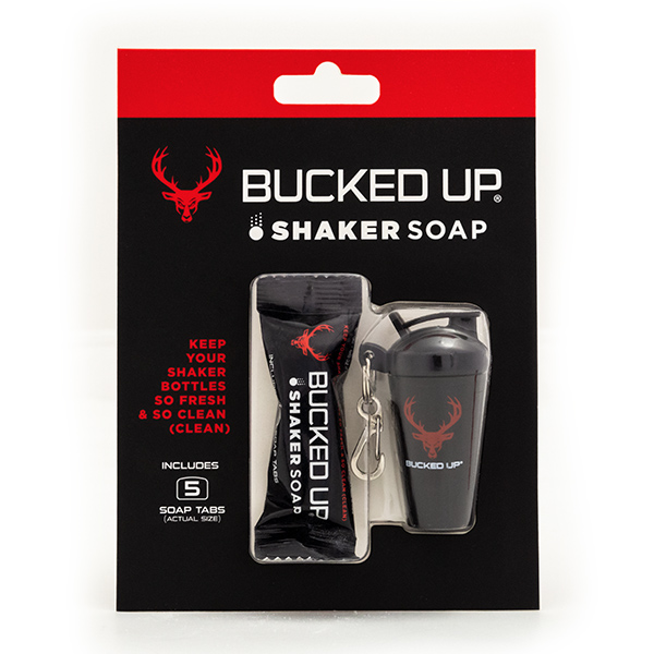 Shaker Soap and Keychain Bucked Up