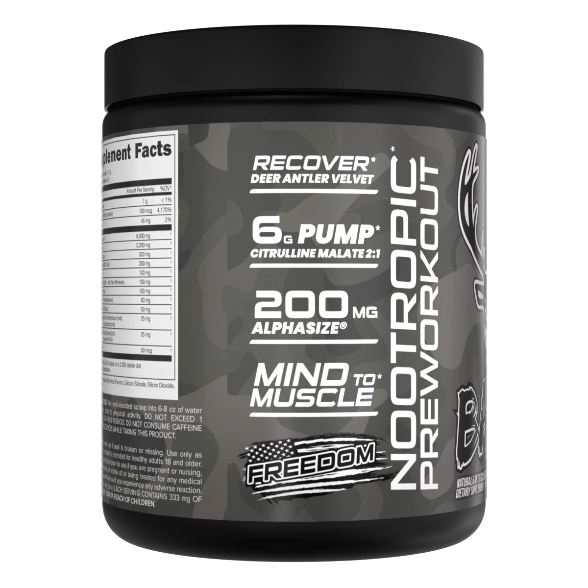 BAMF High Stimulant Nootropic PreWorkout Bucked Up