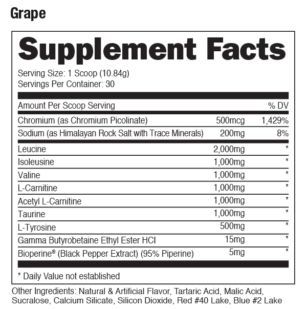 RACKED BCAA Supplement Bucked Up