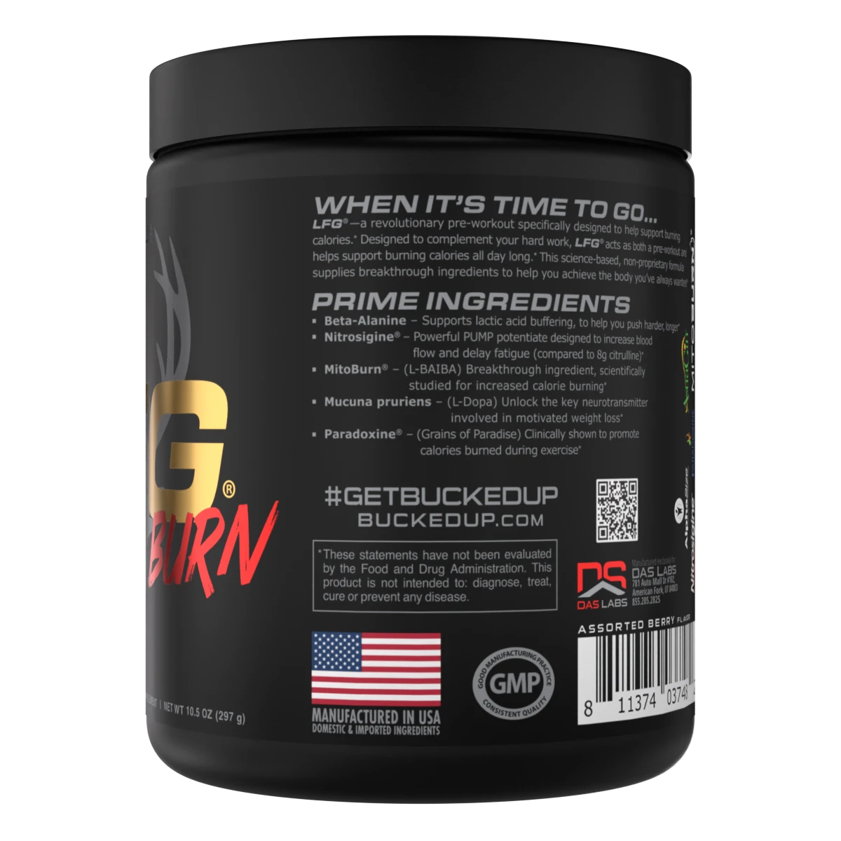 LFG Burn | Best Thermogenic Pre Workout for Weight Loss - Bucked Up