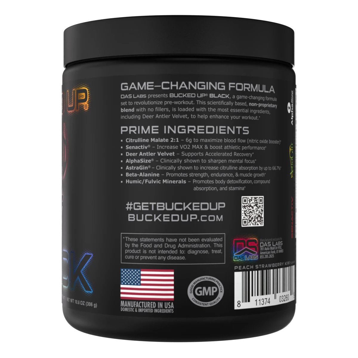 Bucked Up BLACK PreWorkout Bucked Up