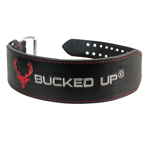 Soft Leather Lifting Belt Bucked Up