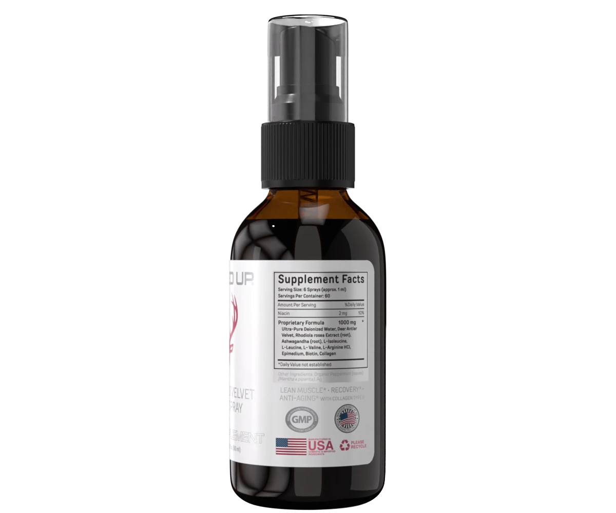 1 Deer Antler Velvet Spray on the Market Bucked Up